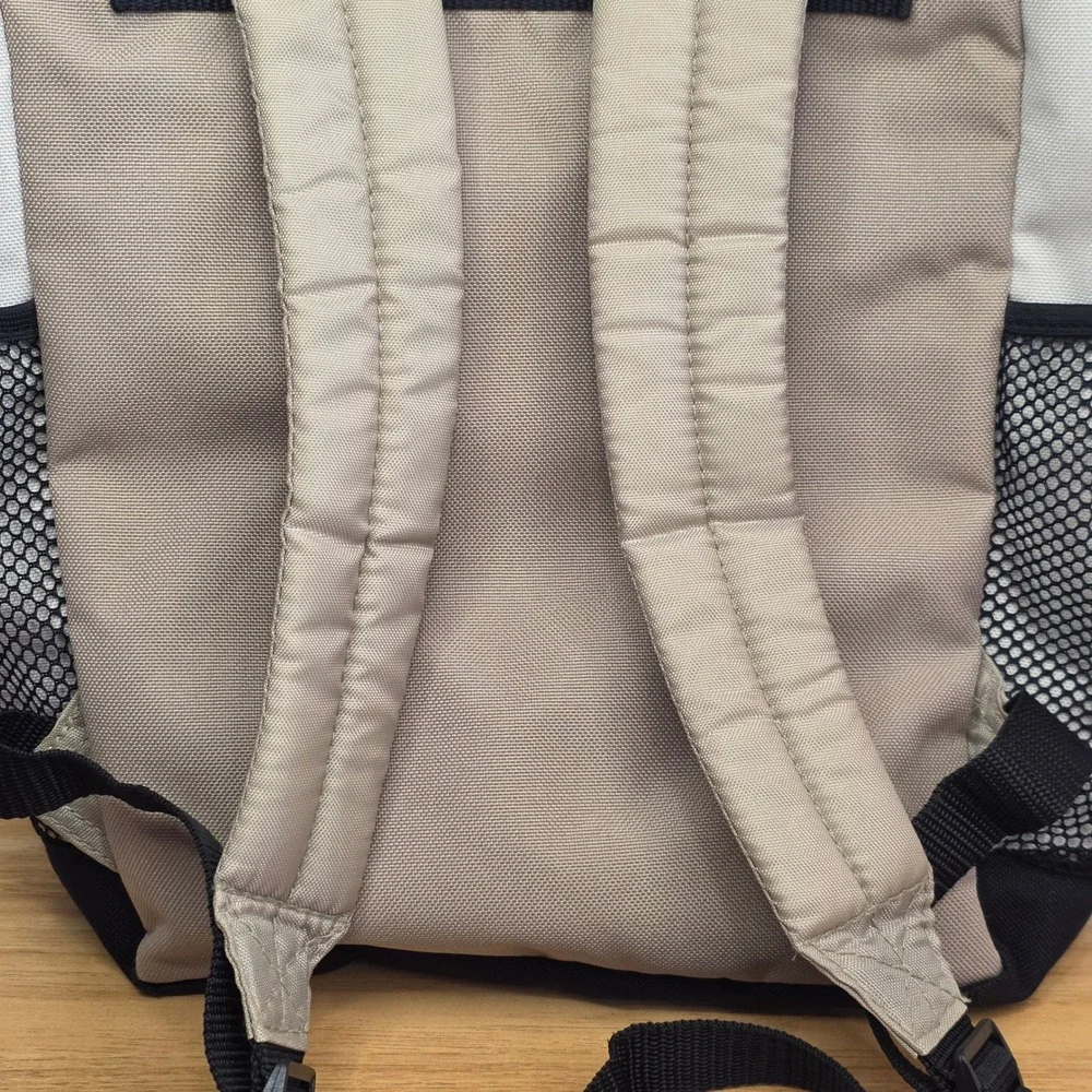 Vintage Eastsport Backpack Tan‎ Multipocket 90s Travel Hiking Daypack